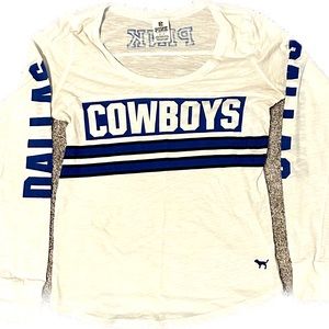 Victoria’s Secret PINK Dallas Cowboys NFL Long Sleeve size small